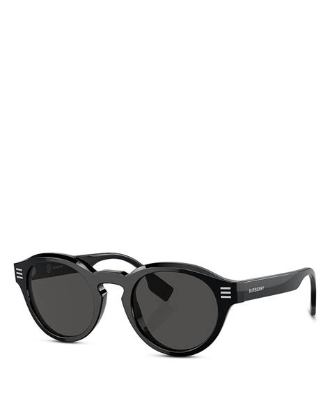 Burberry 50mm Round Sunglasses 